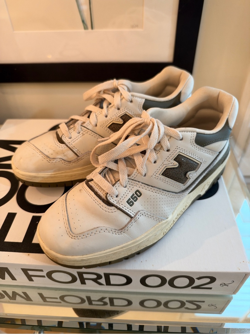 Aime Leon Dore New Balance men’s 550 sneakers size US 8
